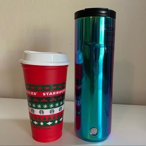 Starbucks 2020 oil slick rainbow tumbler /holiday